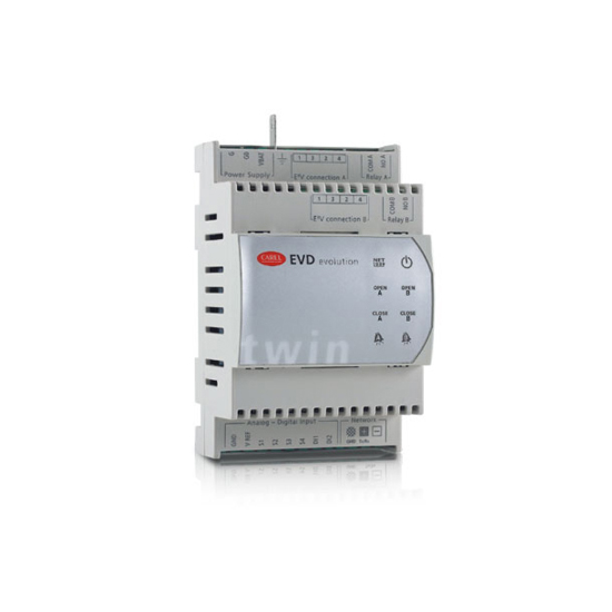 Контроллер (драйвер) для эл. ТРВ CAREL; EVD0000T50 (RS485/MODBUS, на 2 вент, только для ТРВ Carel)