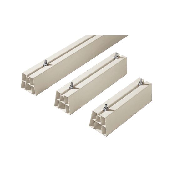 Опора кондиционерная ПВХ ARTIPLASTIC (1000х80мм, белая RAL9001); 1001SP (1шт с крепежем/ 4шт.кор.)