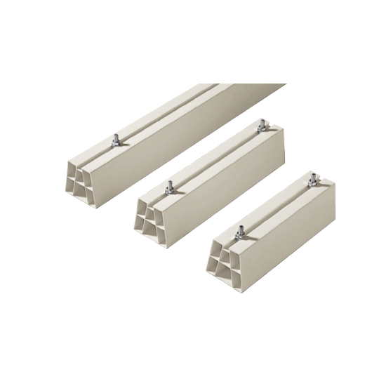 Опора кондиционерная ПВХ ARTIPLASTIC (450х80мм, белая RAL9001); 0451SP (1шт с крепежем/ 24шт.кор.)