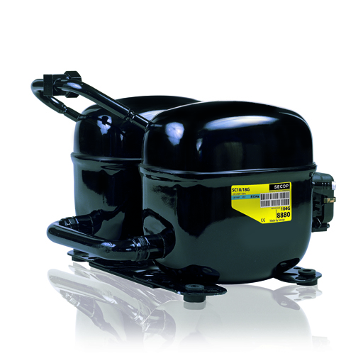 Компрессор SECOP SC18G (R134A; 397Вт; 17,69см3; LBP/MBP; -23,3; Tk=54,4C; -25...+15; 220V); 104G8820